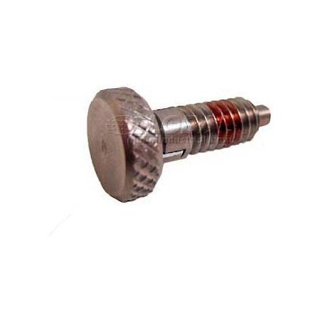 J.W. Winco Locking Knurled Retractable Plunger w/ Lock-Out SS Body SS Nose 1x10lbs Pressure 1/2-13 Thread 8TLH36